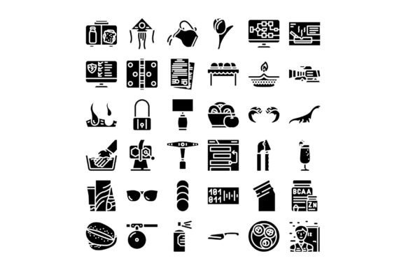 Black Glyph Icons Representing Diverse L: A Practical Toolkit for Visual Storytelling