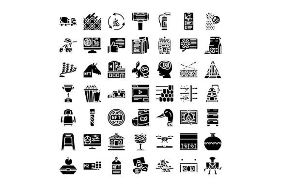 Diverse Collection of Crypto Nft Technol: A Visual Toolkit for the Digital Economy