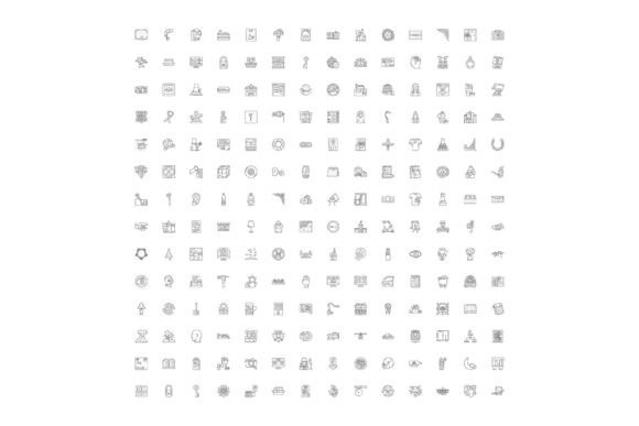 Diverse Line Icons for Dig: A Practical Resource for Modern Design Projects