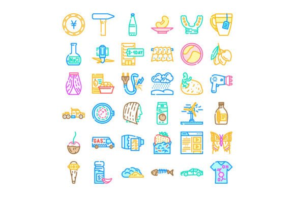 Exploring the Power and Purpose of Diverse Everyday Item and Concept Outline Icons