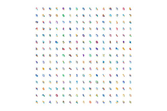 Huge Collection of Isometric Icons for T