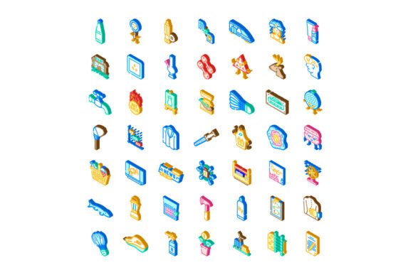 Isometric Diverse Universal Icon Set Col: A Practical Design Resource for Modern Visual Communication