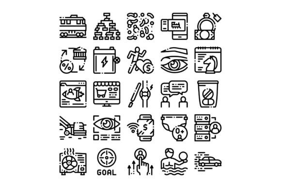 Outline Icon Sets: Visual Storytelling for the Modern Digital Landscape