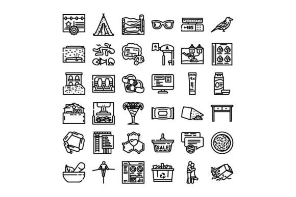 Outline Icons for Modern Digital Design