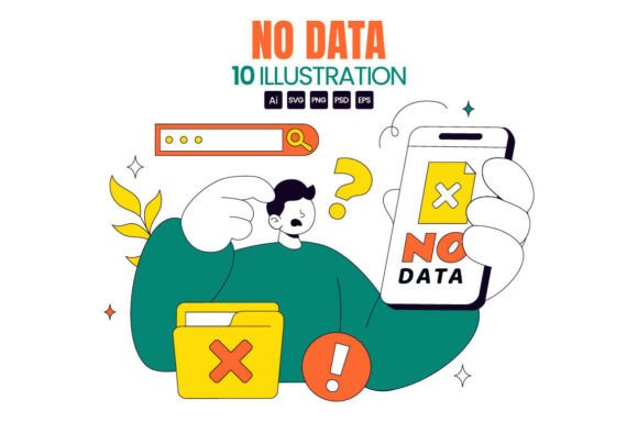 Unlocking the Power of 10 No Data Vector Illustration for Modern Design and Communication