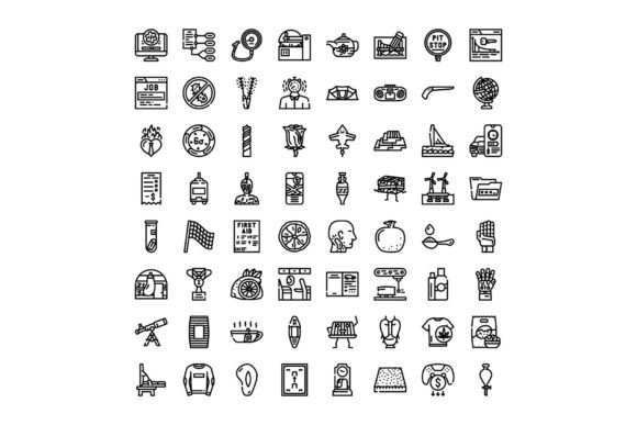 Variety of Black Outline Icons Collection: Choosing and Using Smartly
