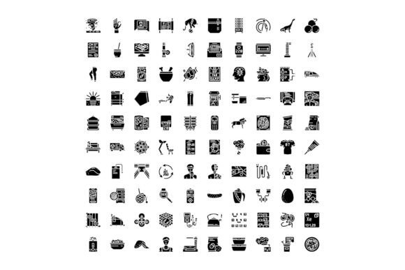 Various Common Objects Icon Collection I: A Designer’s Go-To for Everyday Visuals